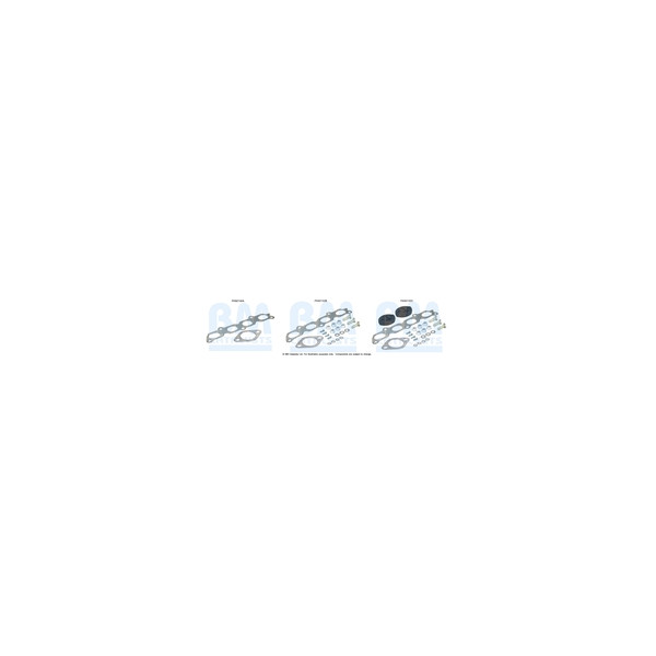 BM Catalysts FK92132 - Fitting Kit-Catalyst (Front)