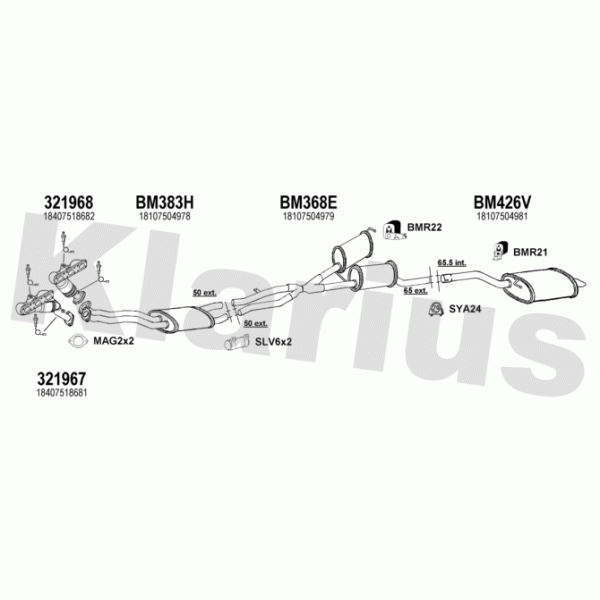 Klarius 060441 - Exhaust System