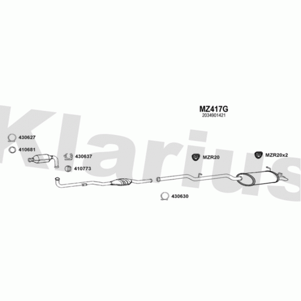 Klarius 600971 - Exhaust System