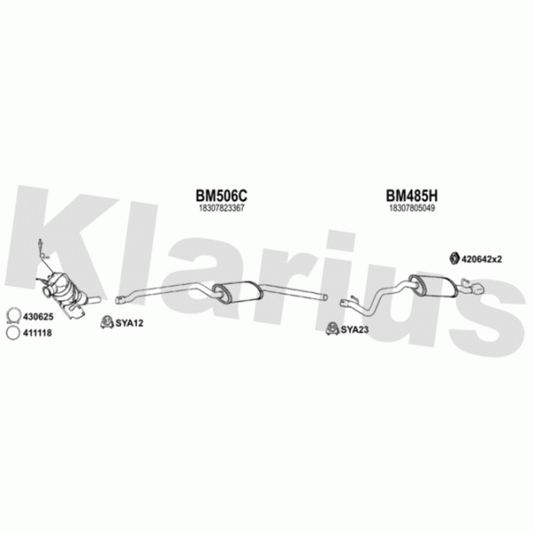 Klarius 060487 - Exhaust System