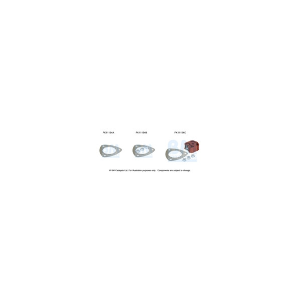 BM Catalysts FK11154 - Fitting Kit-Diesel Particulate Filter (Front)
