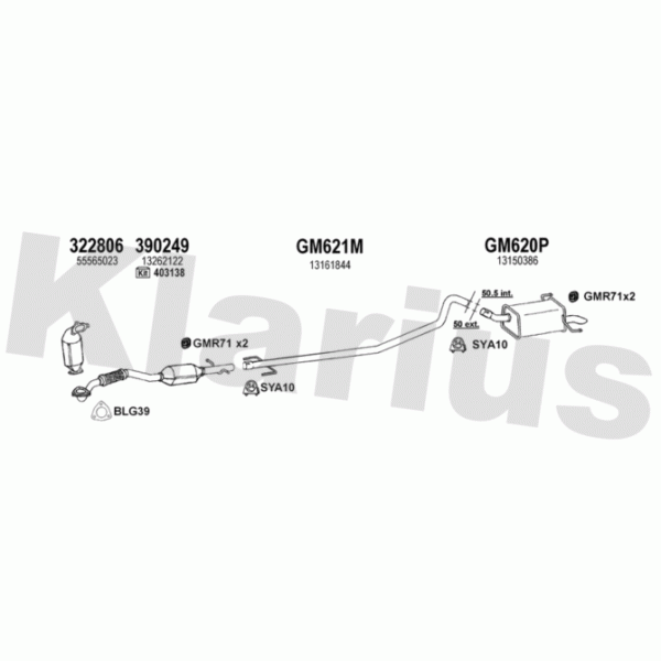 Klarius 391734 - Exhaust System