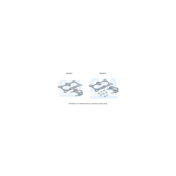 BM Catalysts FK91391 - Fitting Kit-Catalyst