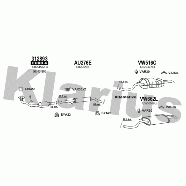 Klarius 931863 - Exhaust System