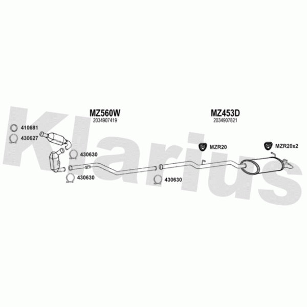 Klarius 600876 - Exhaust System