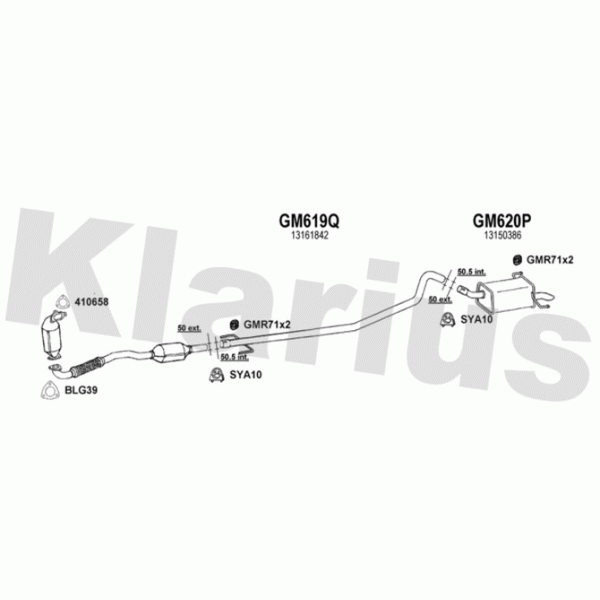 Klarius 391652 - Exhaust System
