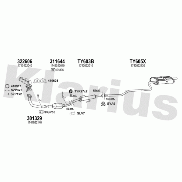 Klarius 900398 - Exhaust System
