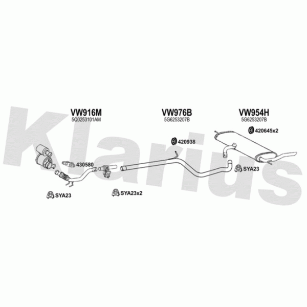 Klarius 931771 - Exhaust System