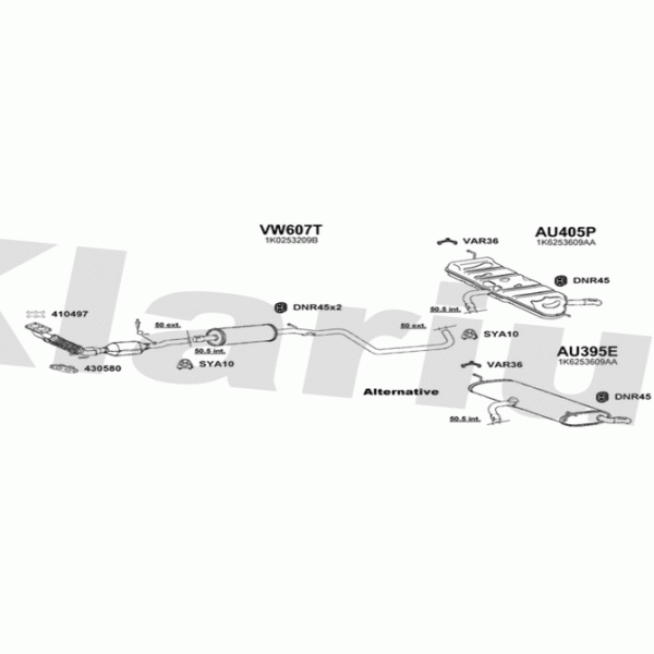 Klarius 940745 - Exhaust System