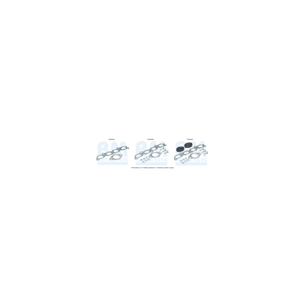 BM Catalysts FK92040 - Fitting Kit-Catalyst (Front)
