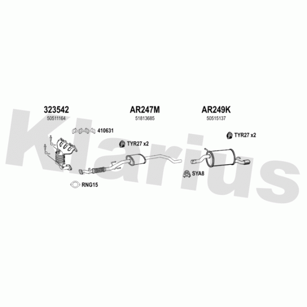 Klarius 030327 - Exhaust System