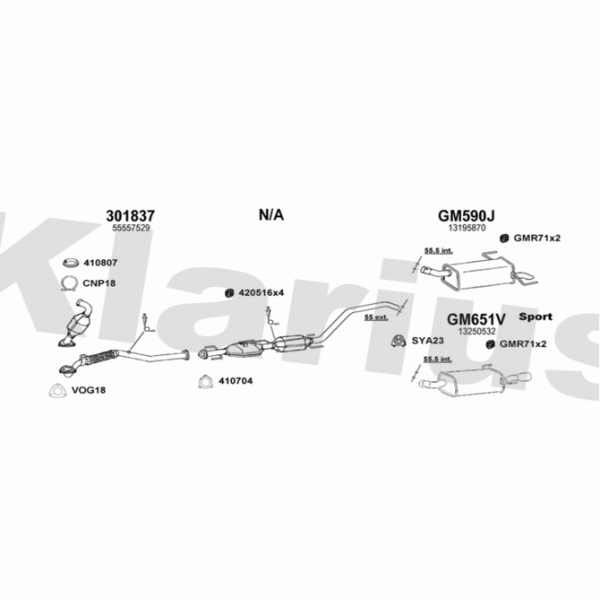 Klarius 391752 - Exhaust System