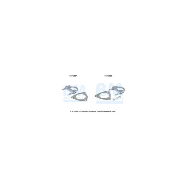 BM Catalysts FK80258 - Fitting Kit-Catalyst (Rear)