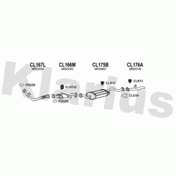Klarius 210274 - Exhaust System