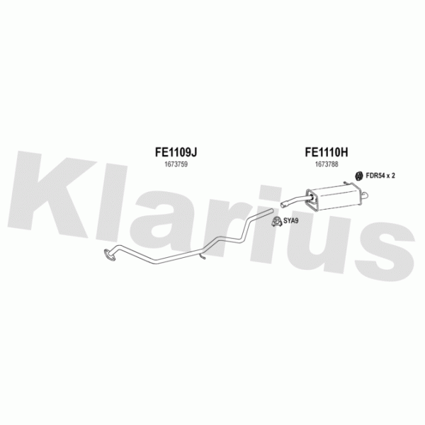 Klarius 362157 - Exhaust System