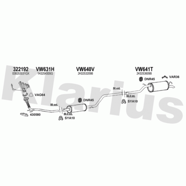 Klarius 931210 - Exhaust System
