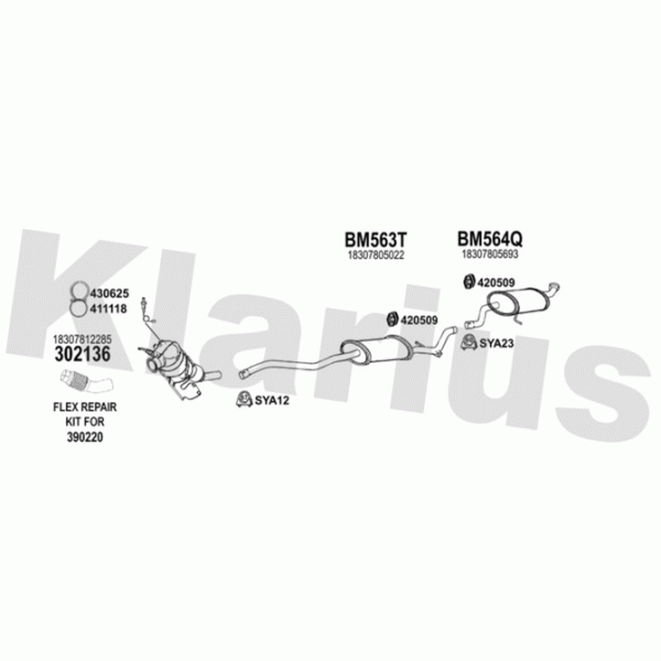 Klarius 060621 - Exhaust System