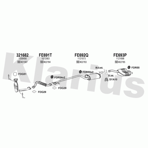 Klarius 361692 - Exhaust System