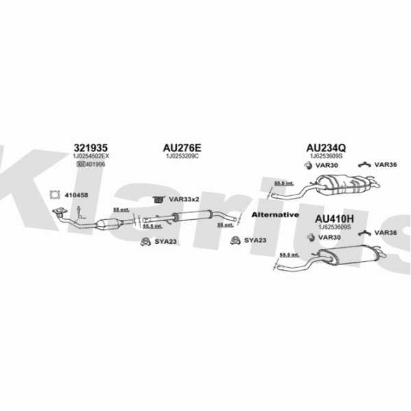 Klarius 931443 - Exhaust System