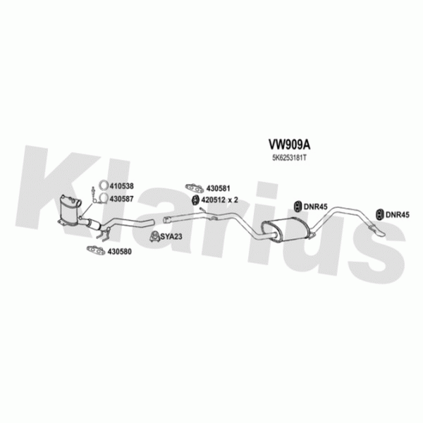 Klarius 931742 - Exhaust System