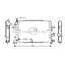 AVA OLA2364 - Radiator