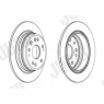 Jurid 562543JC-1 - Brake Disc (Rear)