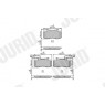 Jurid 573957J - Brake Pad Set (Front)