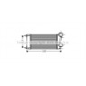 AVA PEA4343 - Intercooler