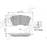 Jurid 572423J - Brake Pad Set (Front)