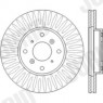 Jurid 562458J-1 - Brake Disc (Front)