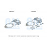 BM Catalysts FK91241 - Fitting Kit-Catalyst (Rear)