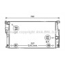 AVA BW2447 - Radiator