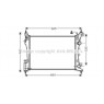 AVA OLA2408 - Radiator