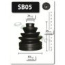 Shaftec SB05 - CV Boot Kit (Front Outer)