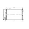 AVA OL2338 - Radiator