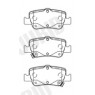 Jurid 572601J - Brake Pad Set (Rear)