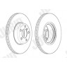 Jurid 562979JC-1 - Brake Disc (Front)
