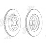 Jurid 563222J-1 - Brake Disc (Rear)