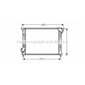 AVA BWA2307 - Radiator