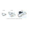 BM Catalysts FK70468 - Fitting Kit-Exhaust (Front)