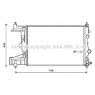 AVA OLA2487 - Radiator