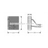 AVA FDV330 - Evaporator (A/C)