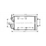 AVA OL5454D - Condenser (A/C)