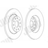 Jurid 563168JC-1 - Brake Disc (Rear)