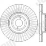 Jurid 562435JC - Brake Disc (Front)