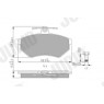 Jurid 571969J - Brake Pad Set (Front)
