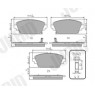 Jurid 572429J - Brake Pad Set (Front)