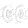 Jurid 563124JC-1 - Brake Disc (Front)