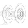 Jurid 562611JC-1 - Brake Disc (Rear)