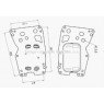 AVA BW3625 - Oil Cooler